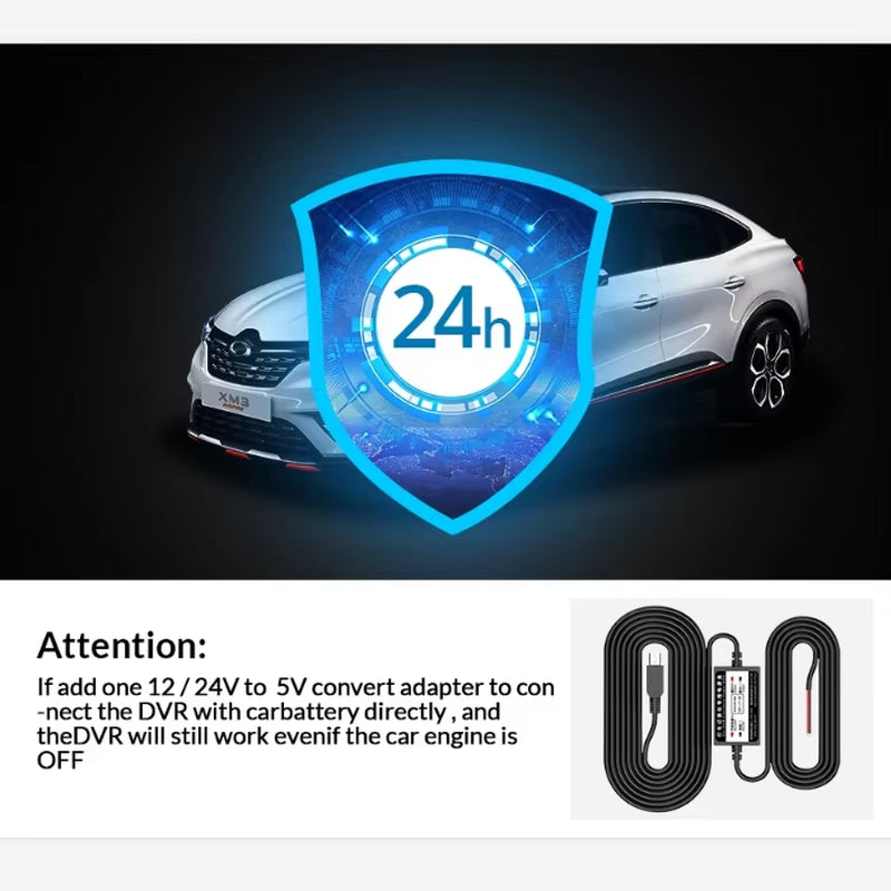 10-Inch for Car Touch Screen Video Recorder Rearview Mirror Dash Cam Front and Rear Camera Mirror DVR （Rear Camera Optional）